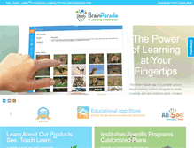 Tablet Screenshot of brainparade.com